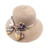 Novo Chapéu de Sol Feminino de Verão, Cúpula de Cetim Elástico Monocromático com Laço de Seda, Estilo Coreano, Protetor Solar de Praia, Chapéu de Pescador