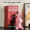 Adornos de Conejo Sentado Emocionalmente Estable Sala de Estar Accesible Lujo Gama Alta Mueble de TV Mueble de Vino Decoraciones Regalo de Inauguración