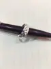Anillo de apertura bañado en oro Estrella anillo bañado en plata liso y resistente al desgaste no se decolora venta al por mayor directa de fábrica anillo