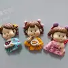 Alimento de disfraz antiguo serie wengchuang resina pegatina de refrigerador decoración de coche venta al por mayor de fábrica decoración del hogar pegatina de refrigerador