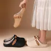 Nuevas Pantuflas de Algodón Impermeables 2026 para Mujer, Invierno Interior Hogar Antiolor Cálidas Antideslizantes de Felpa de Algodón, Se Pueden Usar al Aire Libre