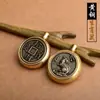 Mango de Zodíaco Piezas de Mano Accesorios de Transferencia de Suerte Latón Giratorio Wen Jugar Artefacto de Descompresión Accesorios Colgante de Juego