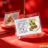 Pegatinas para Teléfono de Oro Puro 999, Láminas de Oro para Hacerse Rico de Princesa, Imanes de Refrigerador de Fortuna, Tarjetas de Oro de Tesoro, Regalos al por Mayor