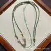 Cuerda Colgante de Jade Exquisita DIY de Moda, Cuerda Colgante de Jade Engrosada Popular en Douyin y Xiaohongshu, Hecho a Mano