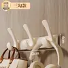 Gancho sem furar para pendurar roupas atrás da porta, gancho forte para pendurar roupas, chapéus e bolsas atrás da porta do quarto