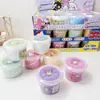 Argila Macia para Abraçar Estilo Desenho Animado de Comércio Exterior para Crianças, Slime Espumante, Brinquedo Infantil Antiaderente para Alívio do Estresse, Argila Cristal