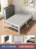 Cama plegable, cama individual, alquiler de habitación, sofá cama para adultos, cama de tablero duro de 1 m, dormitorio, oficina sencilla, cama de hierro