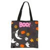 Bolsa de Mão Nova Estampada Transfronteiriça Série Halloween Bolsa Tote Estampada Bolsa de Ombro para o Dia a Dia Bolsa de Armazenamento para Presente