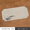 Alfombrilla de Té Orquídea Pintada a Mano Estilo Zen Chino Nuevo Bandera de Mesa Pequeña Tela de Té Impermeable Alfombrilla de Té Mantel Mesa de Té Mesa de Té Cojín para Bandeja de Té