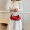 Bolsa feminina elegante estilo coreano, nova coleção outono 2026, bolsa baguette chique e sofisticada, bolsa de ombro retrô, bolsa de ombro moderna e versátil