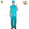 COS fantasia de cirurgião adulto masculino Halloween carnaval baile de máscaras show de palco fantasia de médico