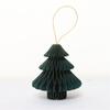 Árbol de Navidad Colgante Pequeño Estilo Ins Mini Colgante de Bola de Panal de Papel Diseño de Ventana Decoración DIY Bola de Panal de Navidad