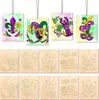 Piezas de Madera de Pascua Transfronterizas Sin Terminar Bricolaje Pintura Infantil Conejo Huevo Decoración Artesanía de Madera Adornos Colgantes