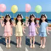 Conjunto casual de dos piezas para niñas de estilo dulce, sin mangas y shorts, nuevo para el verano de 2026, transpirable, cómodo, para estar en casa