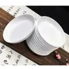 Al por mayor imitación cerámica piedra de tinta blanca plato para agua paleta de colores herramientas para pintura china paleta de colores plato de plástico recipiente para agua fabricante
