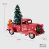 Decoración Navideña Transfronteriza Nuchi Coche de Lata de Alta Gama Adorno de Escritorio de Tren para Árbol de Navidad Regalo de Navidad