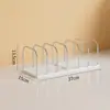 Suporte de Livros para Armazenamento de Material de Escritório de Mesa Estante de Livros para Papelaria de Estudante Prateleira Simples de Armazenamento Suporte de Livros de Aço Plástico Caixa de Armazenamento