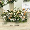 Lugar de Bodas Mori Arreglo Floral Arreglo para Banquete de Bodas Flor de Seda Arreglo Floral Decorativo de Hotel Ruta de Simulación Set Floral para Bodas