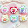 Bolo de Frutas com Creme Patch de Resina Material Artesanal Gel de Creme Capa de Celular Acessórios de Cabelo para Crianças Acessórios de Roupa