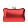 Bolsa de mano de cuero simple para cena de comercio exterior, bolso cuadrado pequeño con diamantes, bolso de mano de novia, bolso de banquete, una generación de pelo
