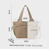 Nova Bolsa Tote de Nylon de Grande Capacidade para Mulheres, Bolsa de Mão/Ombro com Múltiplos Compartimentos, Bolsa para o Trabalho, Deslocamento e Mães