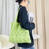 2023 Nueva Bolsa Transfronteriza Bolso Tote Japonés y Coreano Bolsa Tejida Bolsa Calada Bolsa de Playa Bolsa Tejida Bolsa Simple para Mujer