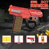 Pistola de Balines Suaves Eléctrica Mengzhi Carga Manual Iluminación Doble Modo Manual-Automático Batalla Simulada Cs para Niños Pistola de Juguete