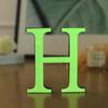 Pegatinas de pared creativas con letras en inglés de EVA luminosas 3D para decoración del hogar, novedosas y transfronterizas
