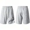 Pantalones Cortos Deportivos Casuales de Punto de Verano Holgados Talla Grande para Adolescentes, Modernos y Versátiles para el Verano, con Cordón Elástico