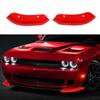 Adecuado para Dodge Challenger 15-21 Challenger, decoración de borde delantero modificado, parachoques delantero ABS, lentejuelas de pala delantera