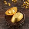 Adorno de Cubo de Agua Giratorio de Escritorio de Lingote de Oro, Spinner Fidget de Barra de Oro que Atrae la Riqueza y Alivia el Estrés, Gadget para Aliviar el Estrés, Juguete Coleccionable