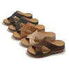 Chinelos de Moda de Verão para Mulheres para Comércio Exterior, Sapatos Slip-On Vazados para Uso Externo, Sandálias Anabela Casuais, Sapatos de Praia Transfronteiriços de Tamanho Grande para Mulheres