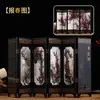 Pintura Facial de Ópera de Pekín Laca Estilo Antiguo Pantalla Pequeña Adorno Características Chinas Regalo para Extranjeros Pequeño Regalo Artesanía Popular