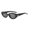 Óculos de sol GM 2024 novos femininos moda alto senso olho de gato hot girl anti ultravioleta óculos de sol de moda atacado