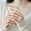 Anillo Abierto Ajustable de Girasol de Ópalo de Moda Estilo Coreano y Japonés Bañado en Plata S925 con Oro de 10K Venta al por Mayor