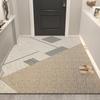 Felpudo moderno y simple para puerta de entrada pasillo antideslizante resistente a arañazos barro suciedad alfombrilla de suelo para el hogar fácil de limpiar alfombrilla de suelo de anillo de alambre