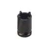 Llave de vaso para amoladora angular de cuatro garras Herramienta de desmontaje Accesorios para amoladora angular Socket de desmontaje para amoladora angular