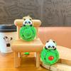 Chaveiro Musical Criativo Novo Panda Giratório Exquisito Fofo Brinquedo Giratório Descompressor Pingente Acessórios para Bolsa Presentes