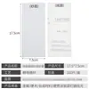 Papel de Lija Flockado Largo 75*175mm Rectangular Autoadhesivo Lijado en Seco Arena Blanca Papel de Lija para Esquinas Cóncavas de Pared