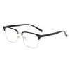 Armazón Cuadrado Clásico para Gafas de TR, Ligero, Unisex para Negocios, para Viajar, Gafas sin Graduación Anti-Luz Azul LM71018