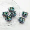 Cabeza de Gato Linda y Adorable de Ojos Grandes Cuentas Sueltas Cuentas de Búho Material Acrílico DIY Pulsera Cadena de Teléfono Cuentas