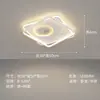 Luz del dormitorio principal, lámpara de techo simple de espectro completo, popular en Zhongshan, luz para habitación infantil con temática de cielo estrellado y luna, hierro y otros materiales