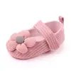 Zapatos de Princesa para Bebé de 0 a 1 Año de Primavera y Otoño Zapatos de Bebé con Flor de Lana en la Cabeza Banda para el Cabello Suela Suave Antideslizantes Zapatos para Niños Pequeños Total 2332