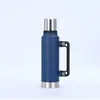 Tetera Térmica de Acero Inoxidable 304 Transfronteriza Portátil para Exteriores Hervidor de Agua Caliente Gran Capacidad Tetera de Viaje con Asa
