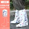 Cobre-sapatos Descartáveis à Prova de Chuva para Crianças, Cobre-botas Grossos Resistentes ao Desgaste de Cano Alto para Adultos, Coberturas Impermeáveis e Antiderrapantes para Pés para Dias Chuvosos