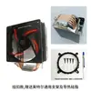 T400 4 Tubos de Calor Enfriador de CPU para Computadora Ventilador Luz Roja Fantasma Clip de Tipo Tornillo Enfriador de CPU de Cuatro Tubos de Cobre