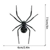 3DCT101-104 Araña de Simulación 3D de Halloween Imán para Refrigerador Decoración de Fiesta Festival Imán