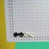 Gravata Borboleta de Bolinhas Pretas e Brancas Combinação de Cores Plástico de Alta Qualidade Patch de Plástico Capa para Celular Acessórios de Cabelo Material para Bolsa de Brinquedos