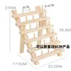 Suministro transfronterizo 120 ejes soporte para hilos de madera soporte de madera maciza para hilos soporte plegable para almacenamiento de carretes de hilo de coser