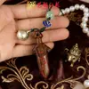 Pingente Espada Sete Estrelas de Sândalo Vermelho Yiming Xianyuan Tai Zibei Sândalo Ornamento Espada Tai Pingente de Contas